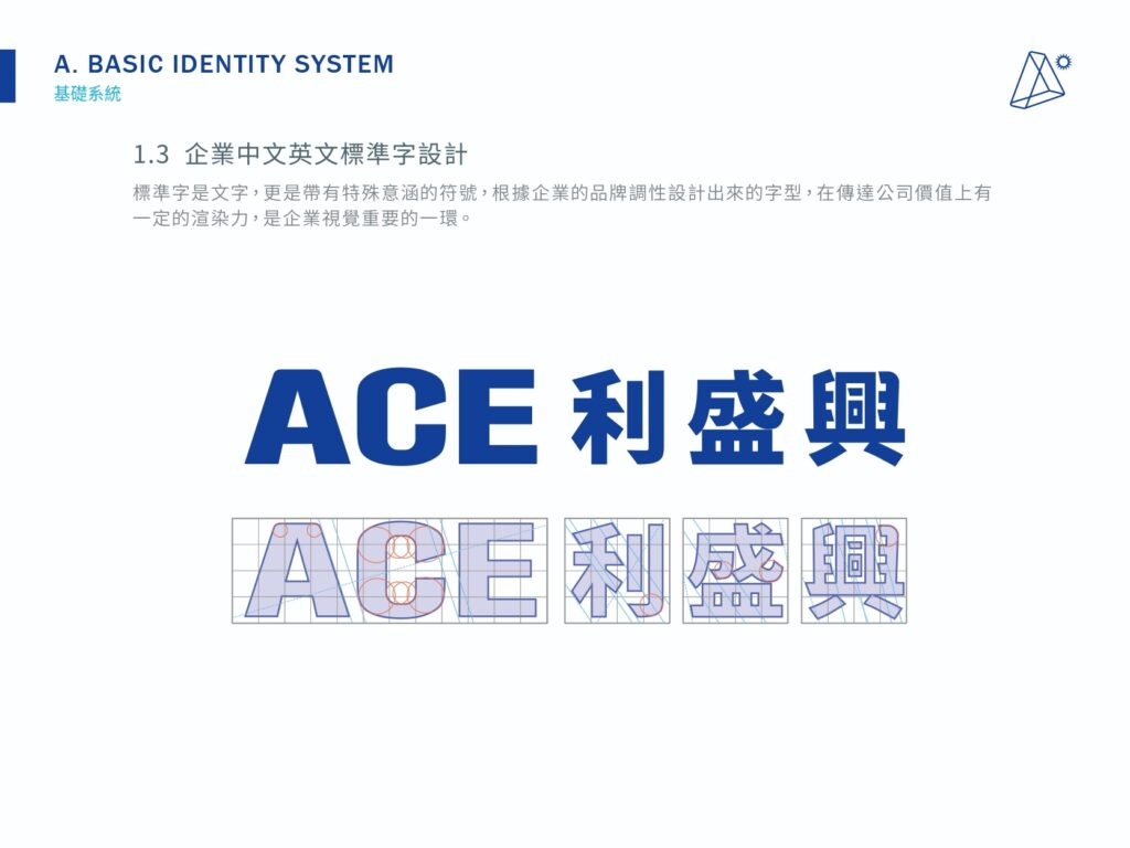 利盛興企業中英文標準字vi設計